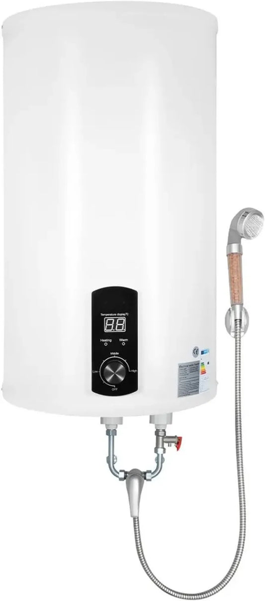 Chauffe-eau Électrique 70L 2000W avec Affichage Numérique et Température Réglable