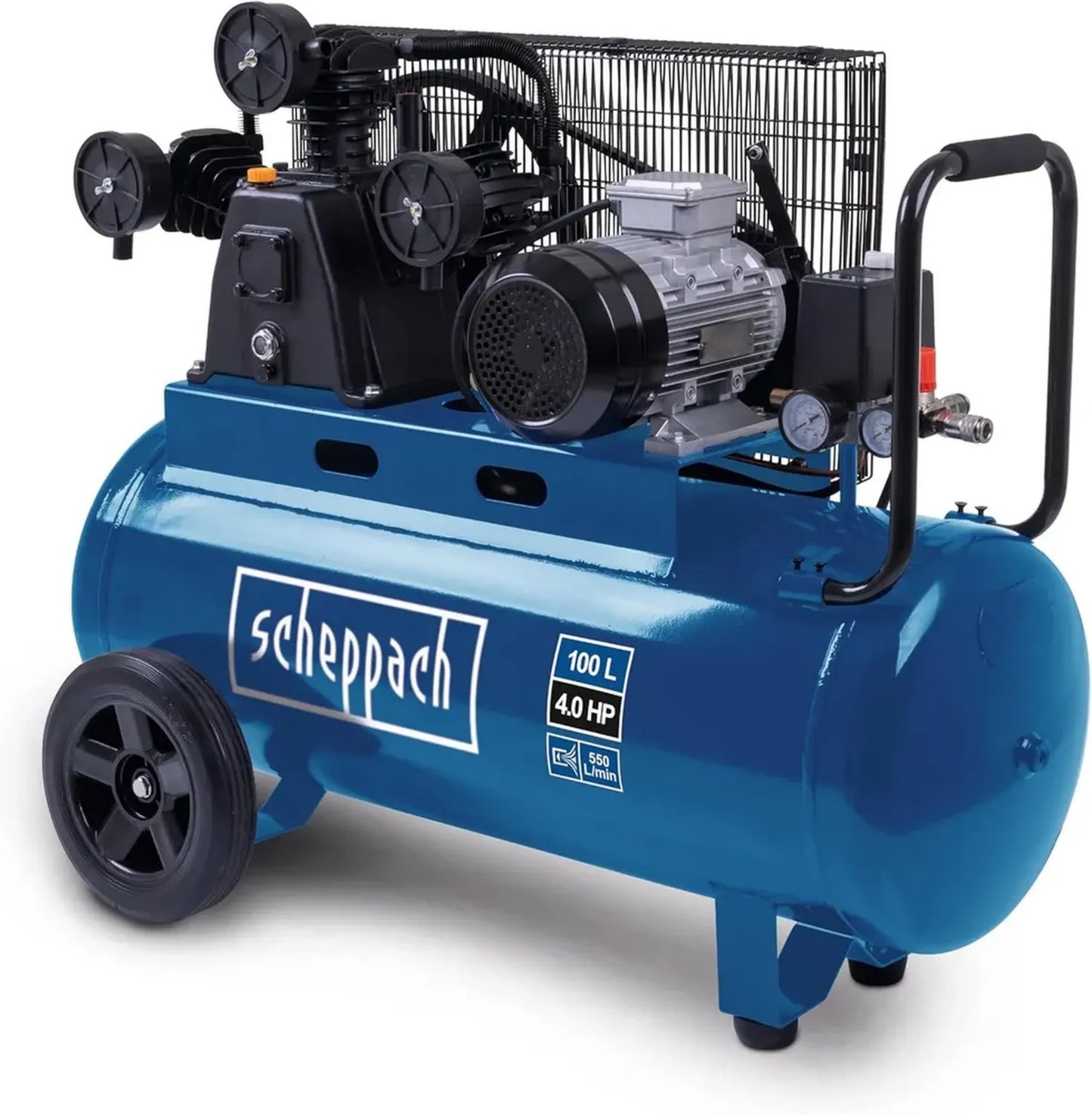 Compresseur à Air Scheppach HC550TC 100L 10 bar 550 L/min 400V