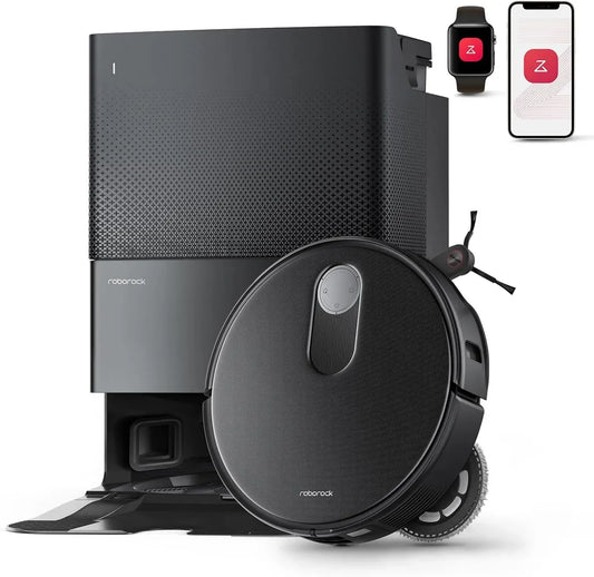 Aspirateur Robot Ultra-Mince Roborock Qrevo Slim, 11000Pa, Station 8-en-1, Navigation StarSight™